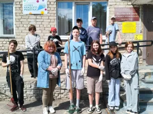 Мы – за чистый город! Трудовая бригада Центра детского технического творчества